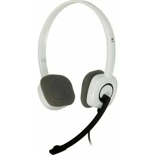 Гарнитура Logitech H150 для контактных центров накладные проводные белый черный 981-000453 329000₽