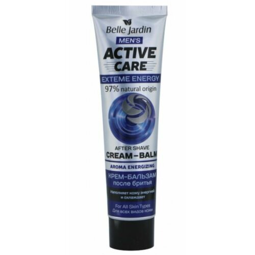 Belle Jardin Крем-бальзам после бритья Men Extreme Energy Active Care, 100 мл