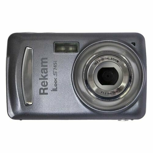 Цифровой компактный фотоаппарат Rekam iLook S745i темно-серый 632600₽