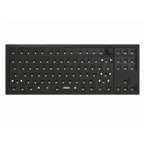 Механическая клавиатура QMK Keychron Q3 TKL Knob алюминиевый корпус RGB подсветка Barebone черный 1799000₽