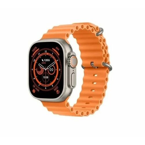 Умные смарт часы X8Ultra фитнес браслет шагомер измерение давления Android IOS Bluetotoh звонить по часам наручные часы унисекс 49mm золотые часы 300000₽