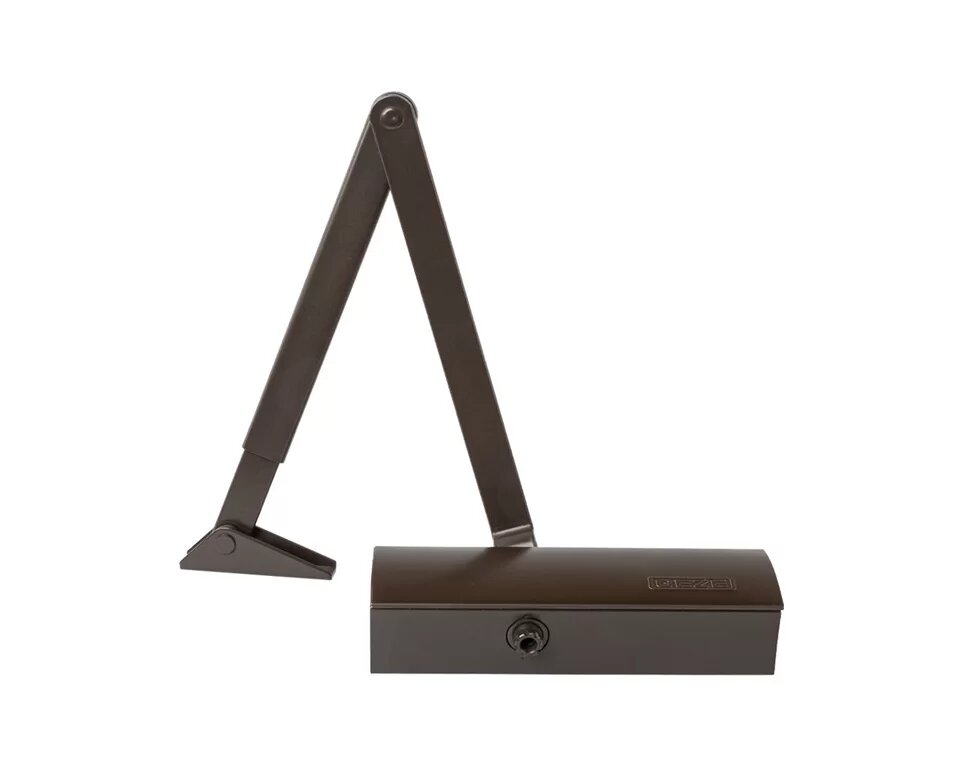 Доводчик дверной Geze TS 1500 с тягой, коричневый — фото 1