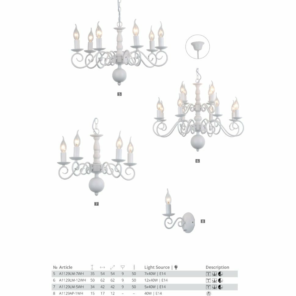 Люстра Arte lamp - фото №13