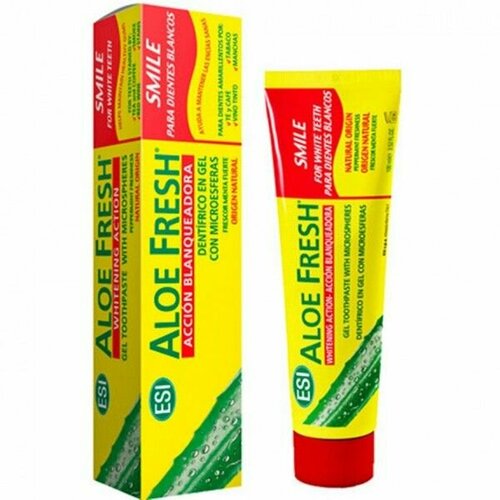 Зубная паста гелевая отбеливающая Aloe Fresh