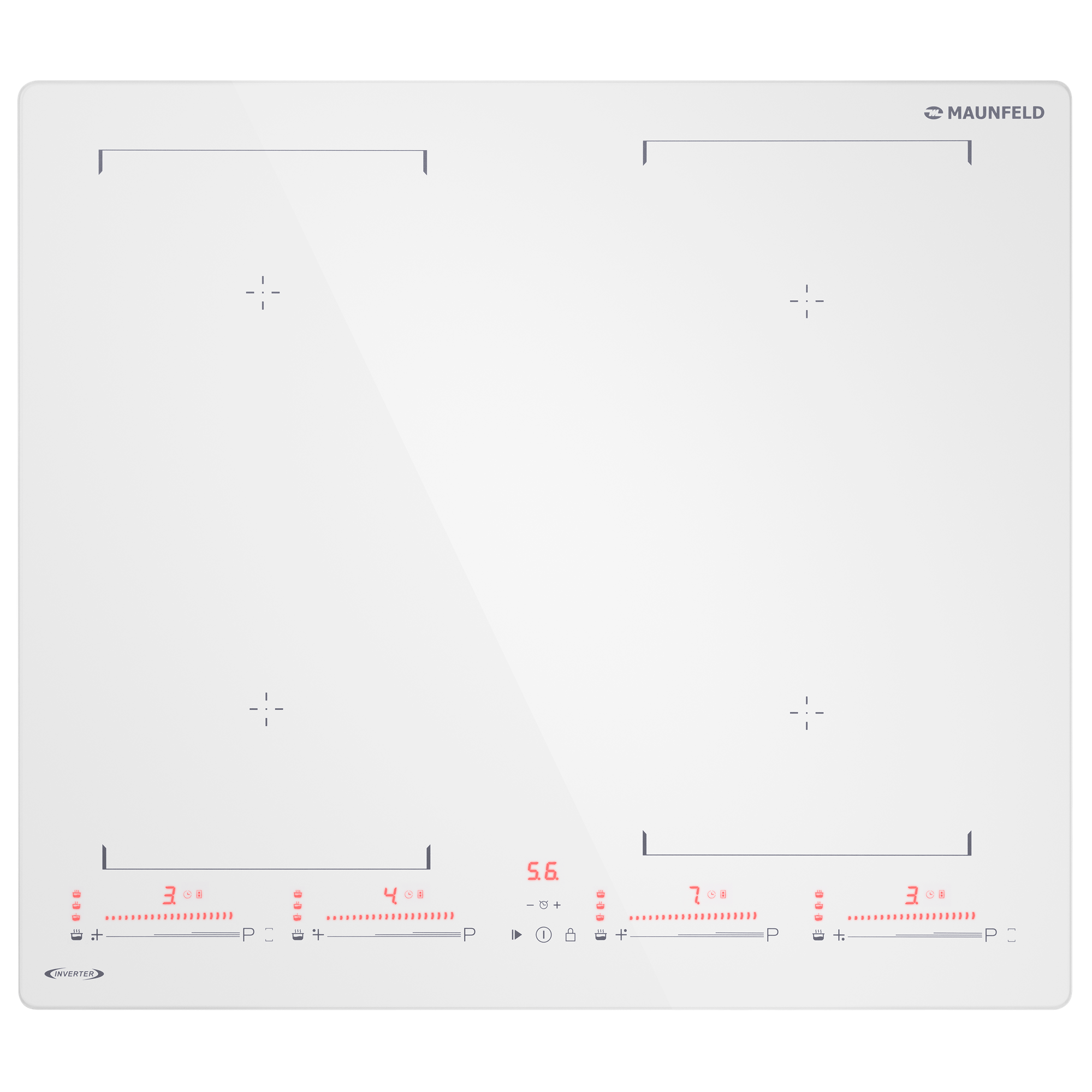 Электрическая варочная панель Maunfeld CVI604SBEXWH Inverter
