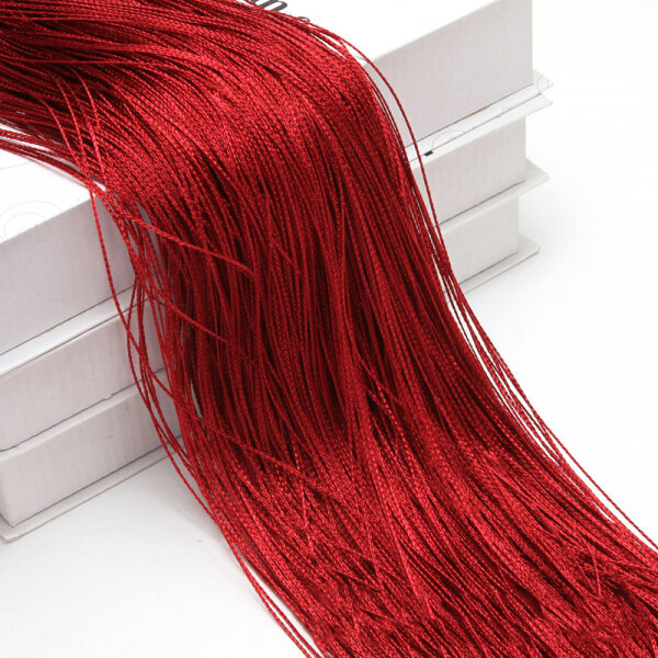 фото Штора нитяная, 2x1 м, цвет бордовый, винный