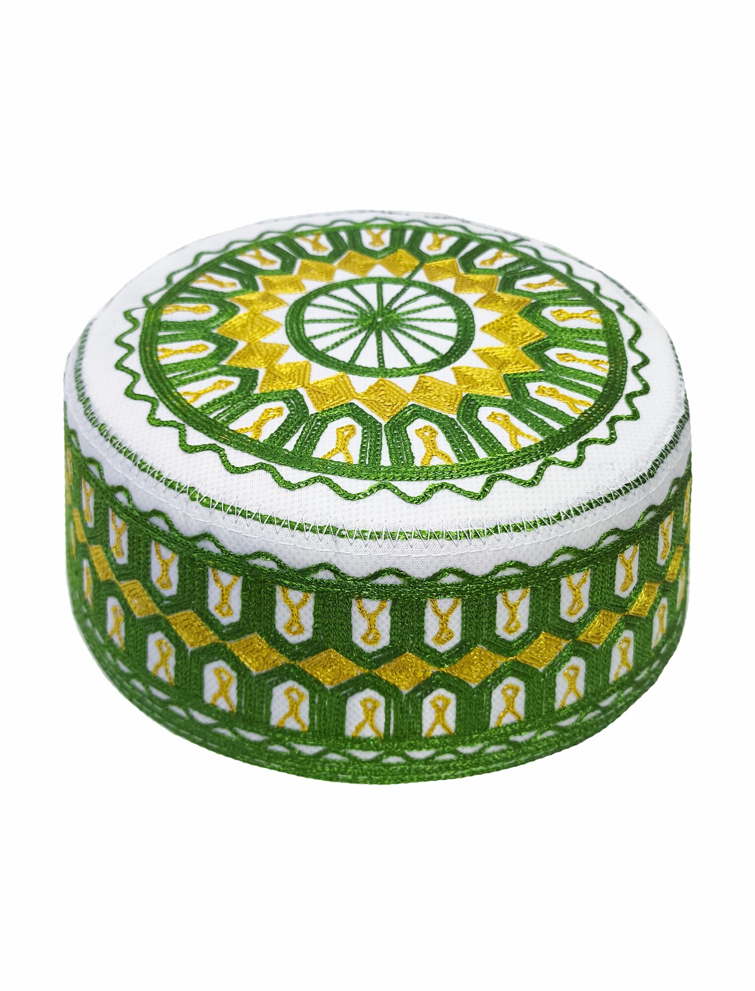 Тюбетейка RexTex Базовая коллекция для мужчин, размер 59, белый