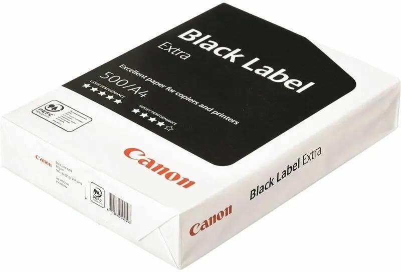 Бумага Canon Black Lable Extra B, A4, универсальная, 500л, 80г/м2, белый [8169b001]