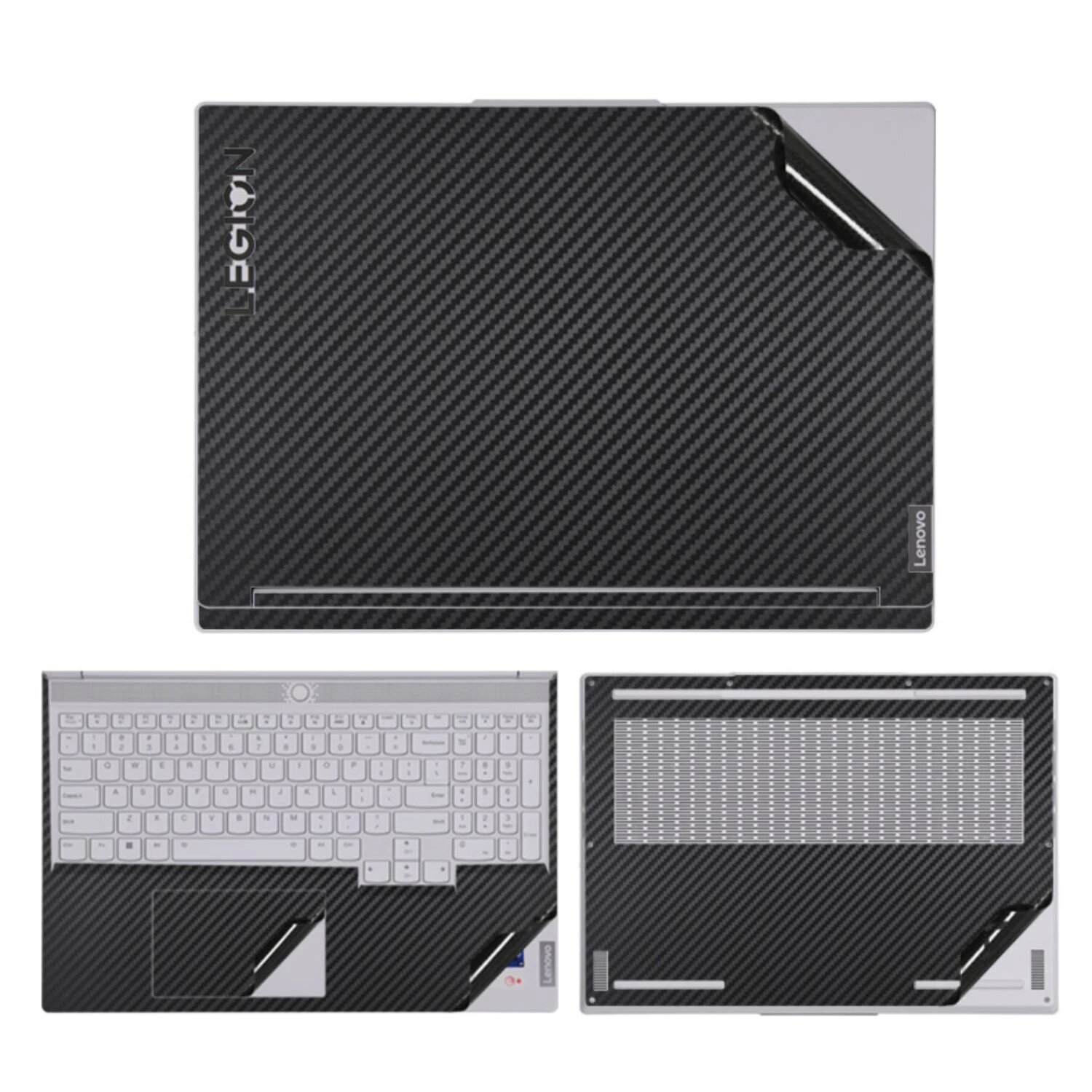 Наколейка на ноутбук VTRONHYE carbon fiber, Legion 5 15IMH05H