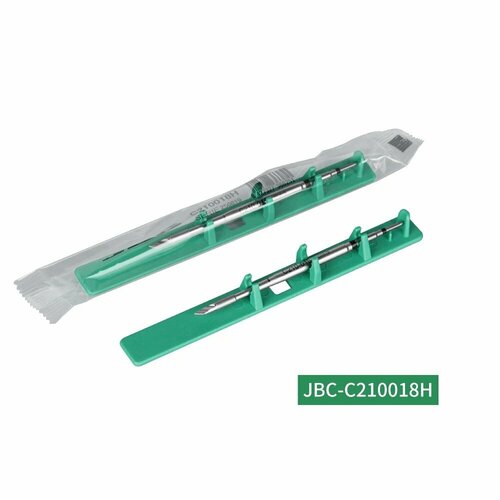 фото Жало jbc c210018h для паяльника t210 паяльных станций jbc/ sugon/ gvm оригинал (ножевидное)