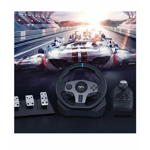 Игровой руль с педалями PXN V9 для PC PS3 4 Xbox-One N-Switch 22000₽