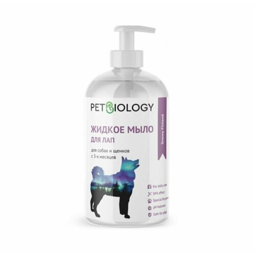 PetBiology жидкое мыло / гель / шампунь для мытья лап для собак и щенков с 3-х месяцев, Канада, 300 мл