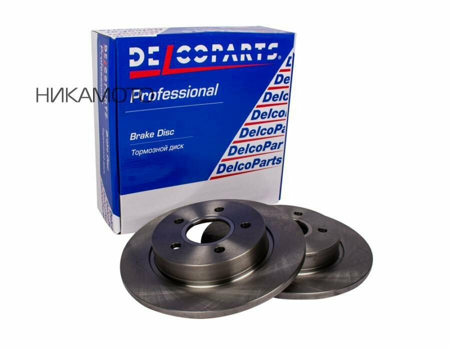 DELCOPARTS 19374478 Диск тормозной задний FORD FOCUS III Saloon Седан 1.0 EcoBoost 100 л. с. Бензин 2012 -