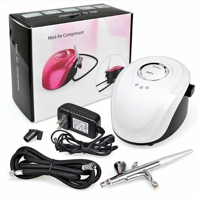Аэрограф для маникюра Mini Air Compressor
