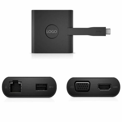 Подлинный адаптер для Dell DA200 USB-C док-станция HDMI VGA Ethernet USB 30 2840₽