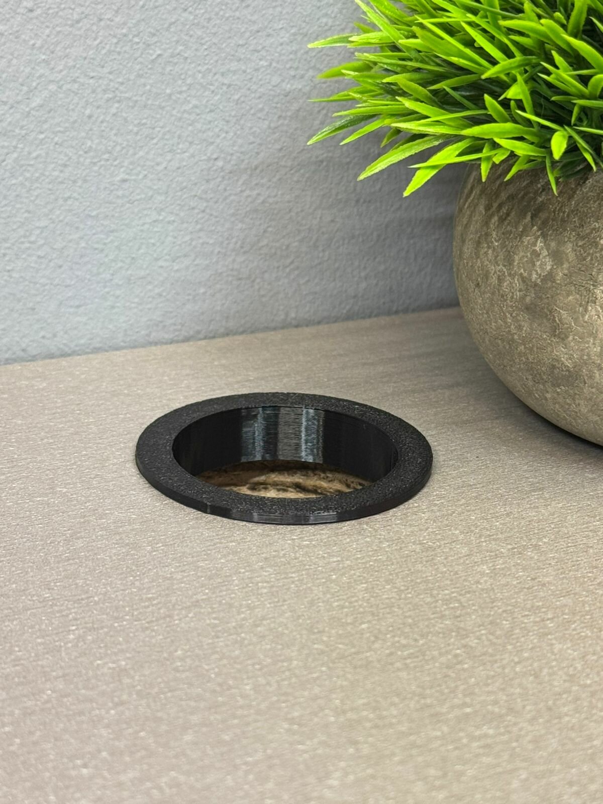 Изображение Заглушка кабель-канала D 70 мм (черный)