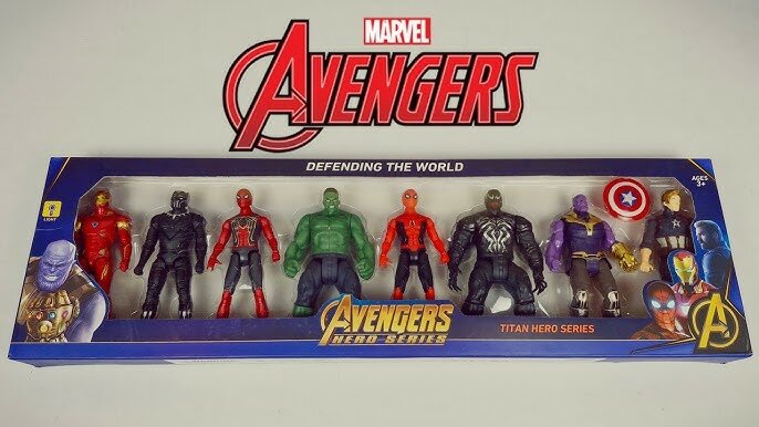 Фигурки "Marvel Avengers Endgame Titan Hero Series", 8 шт, 30 см — фото 1