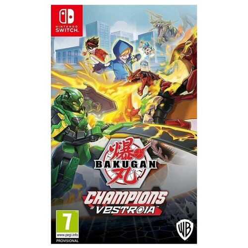 Игра Bakugan: Champions of Vestroia для Nintendo Switch, карта активации картридж для nintendo switch bakugan champions of vestroia англ новый