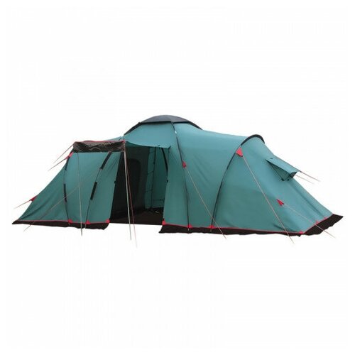 tramp палатка brest 6 v2 зеленый Двухкомнатная палатка Tramp Brest 6 (V2) для кемпинга