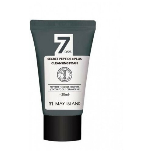 Пенка для умывания My Island 7 Days Secret Peptide 8 Plus Cleansing Foam, с 8 пептидами, 30 мл.