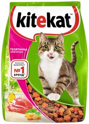 Сухой корм для кошек Kitekat с телятиной 800 г