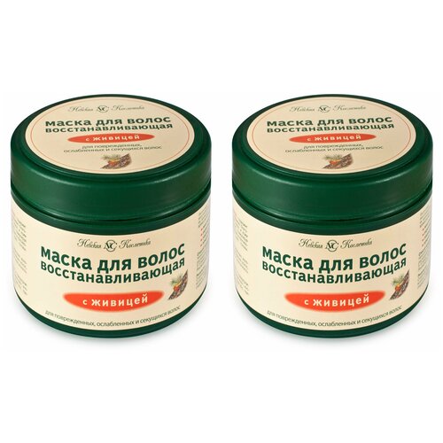 фото Нк маска д/волос восстанав. с живицей 300мл (набор из 2х шт) невская косметика