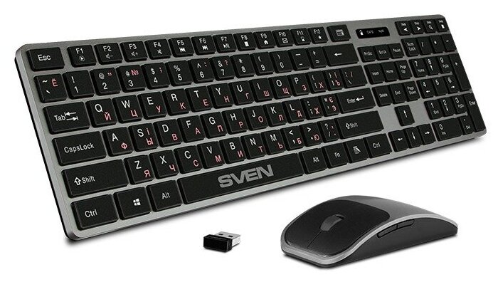 Комплект мыши и клавиатуры Sven KB-C3000W