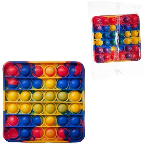 фото Игрушка-антистресс junfa бесконечные мраморные шарики-пупырки в форме квадрата китай