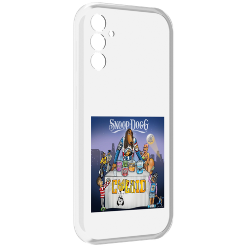 Чехол MyPads Snoop Dogg COOLAID для Samsung Galaxy M13 задняя-панель-накладка-бампер