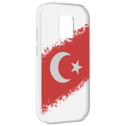 Чехол MyPads флаг Турции для UleFone Power Armor 14 / 14 Pro задняя-панель-накладка-бампер чехол mypads флаг турции для ulefone armor x10 x10 pro задняя панель накладка бампер