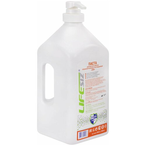 Паста очищающая для рук 2 л элен от сильных загрязнений жир битум строительные смеси 1252₽