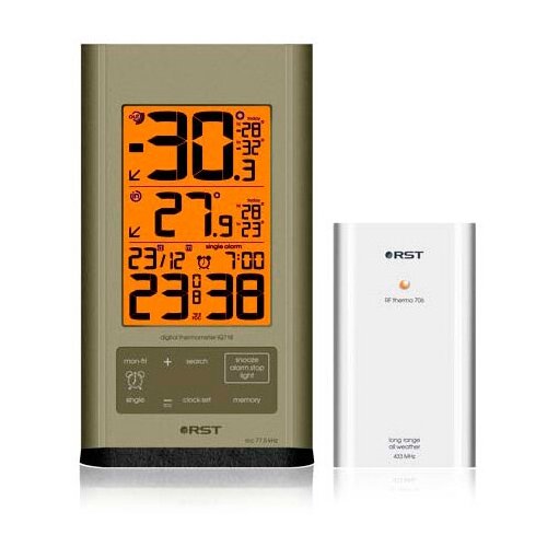 Цифровой термометр с радиодатчиком IQ718 RST02718 270000₽