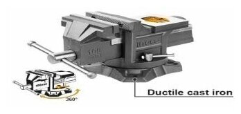 Тиски поворотные с наковальней 1600 кгс INGCO HBV086 - фотография № 2