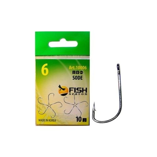 ароматизатор для рыбалки дип klevo экстракт мотыля натуральный для ловли мирных и хищных рыб Крючок Fish Season SODE-RING № 3,5