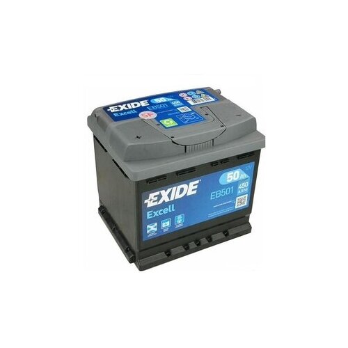 фото Аккумулятор exide excell eb501 50 ач 450а прям. пол.