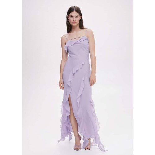 фото Платье mango, размер 40, фиолетовый