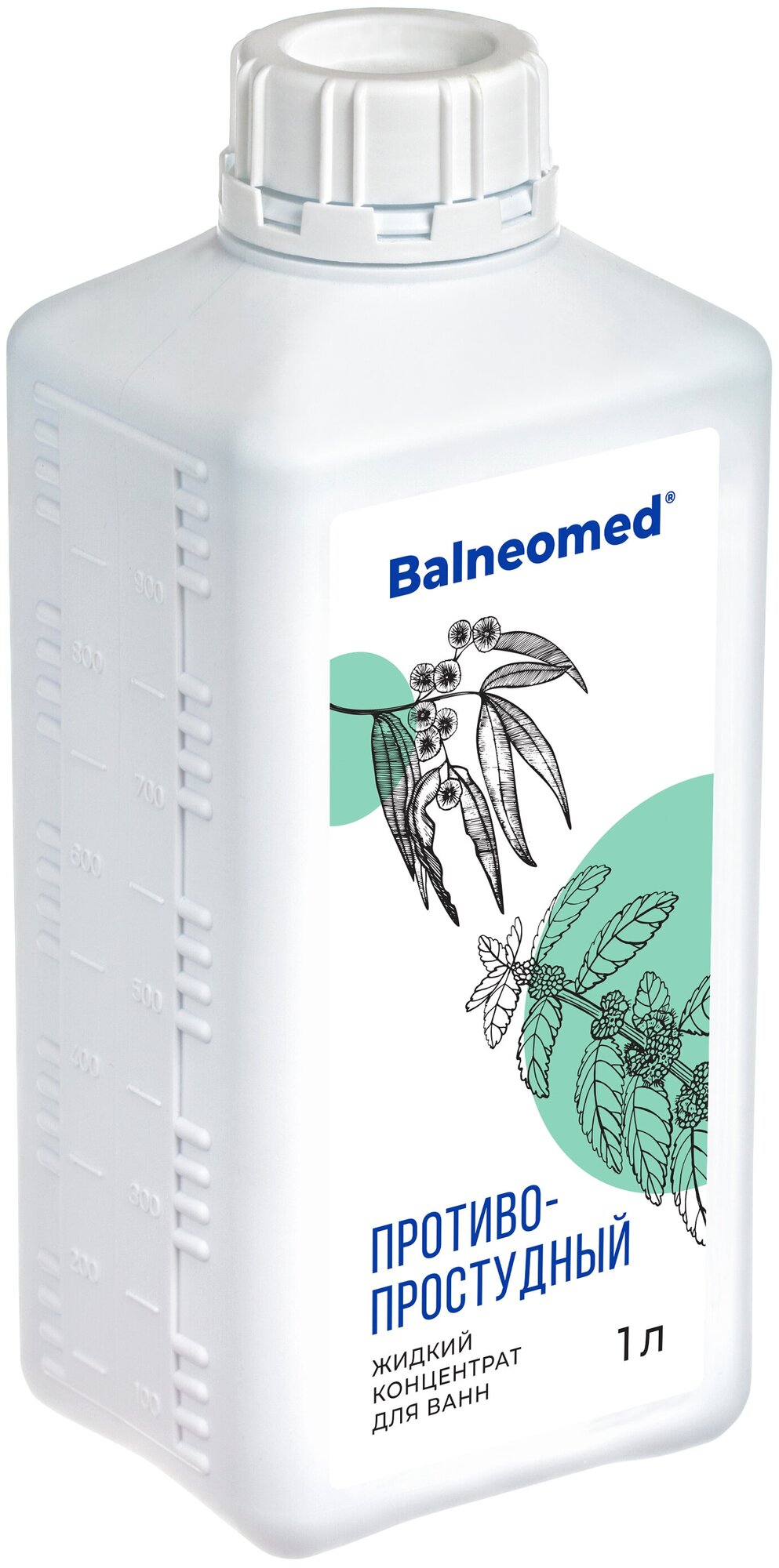 Жидкий концентрат для ванн «Противопростудный» Balneomed 1000 мл.