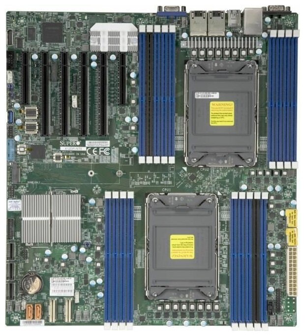 Материнская плата MBD-X12DPI-NT6-B 3rd Gen Intel® Xeon® Scalable processors Dual Socket LGA-4189 (Socket P+) supported, CPU TDP supports Up to 270W TD