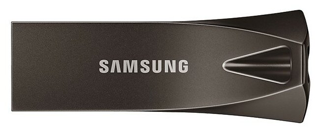 Накопитель USB 3.1 64Гб Samsung MUF-64BE4/APC, темно-серый/металик
