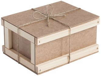 Без ТМ Подарочная деревянная коробка - Ностальгия (25 х 19 х 10 см)