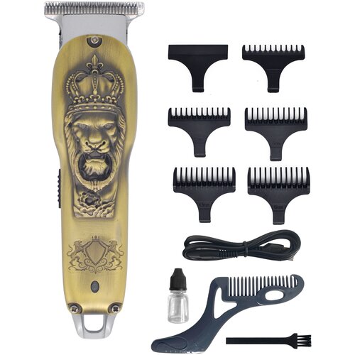 Профессиональный триммер RoziaPro Триммер для бороды и усов триммер для стрижки бороды и усов машинка для стрижки бронза 253000₽