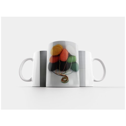 фото Кружка "пряжа, шерсть, мяч" 320 мл lotsprints