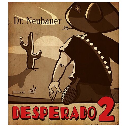 накладка для настольного тенниса dr neubauer explosion red 1 5 Накладка для настольного тенниса Dr. Neubauer Desperado 2, Red, 0.6