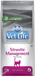 Сухой корм для кошек Farmina Vet Life Struvite Management, для лечения МКБ 2 кг