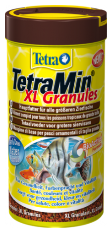 TetraMin XL Granules корм для всех видов рыб крупные гранулы 250 мл - фотография № 6