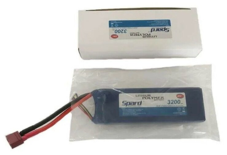 Аккумулятор Li-Po Spard 3200mAh, 11,1V, 25C, T‐plug