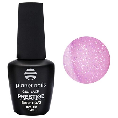 Planet nails Базовое покрытие Prestige Base Shimmer, Barbie, 10 мл