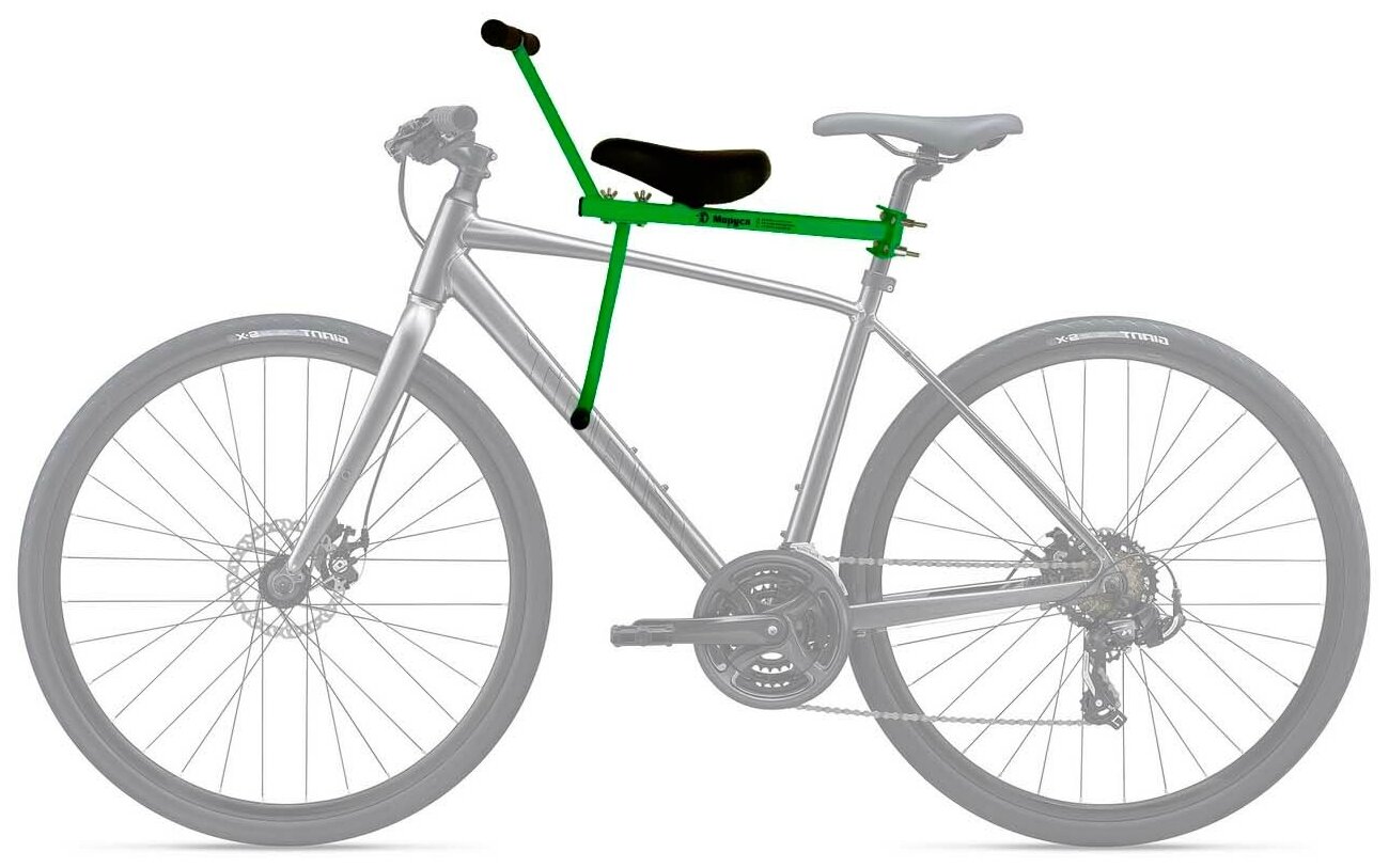 Велокресло Маруся Плюс зеленое