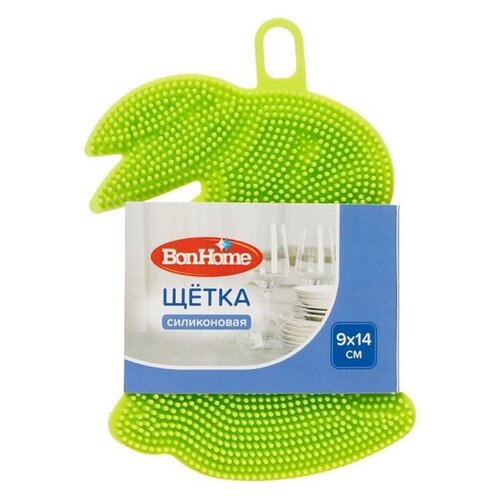 Щетка губка силиконовая 9х14 см.