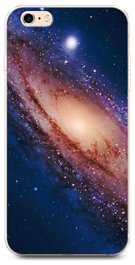 Силиконовый чехол "Галактика градиент" на Apple iPhone 6 Plus/6S Plus / Айфон 6 Плюс/Айфон 6С Плюс